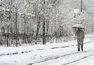 بارش برف شهرستان خلخال را سفیدپوش کرد