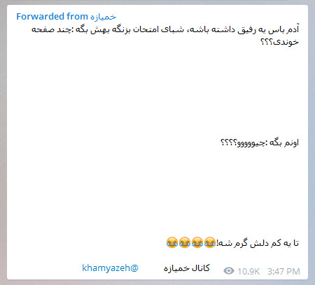 در کانال تلگرامی ضرغامی چه می گذرد+ تصاویر
