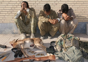 به دام افتادن شکارچیان غیرمجاز درپاوه