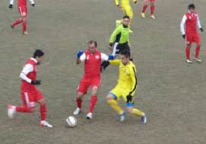 تساوی تیم فوتبال شهرداری کامیاران مقابل ماهان شوشتر