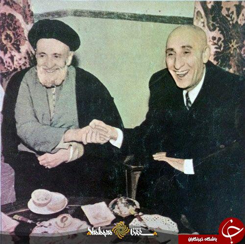عکس دیده نشده از آیت الله کاشانی و دکتر مصدق