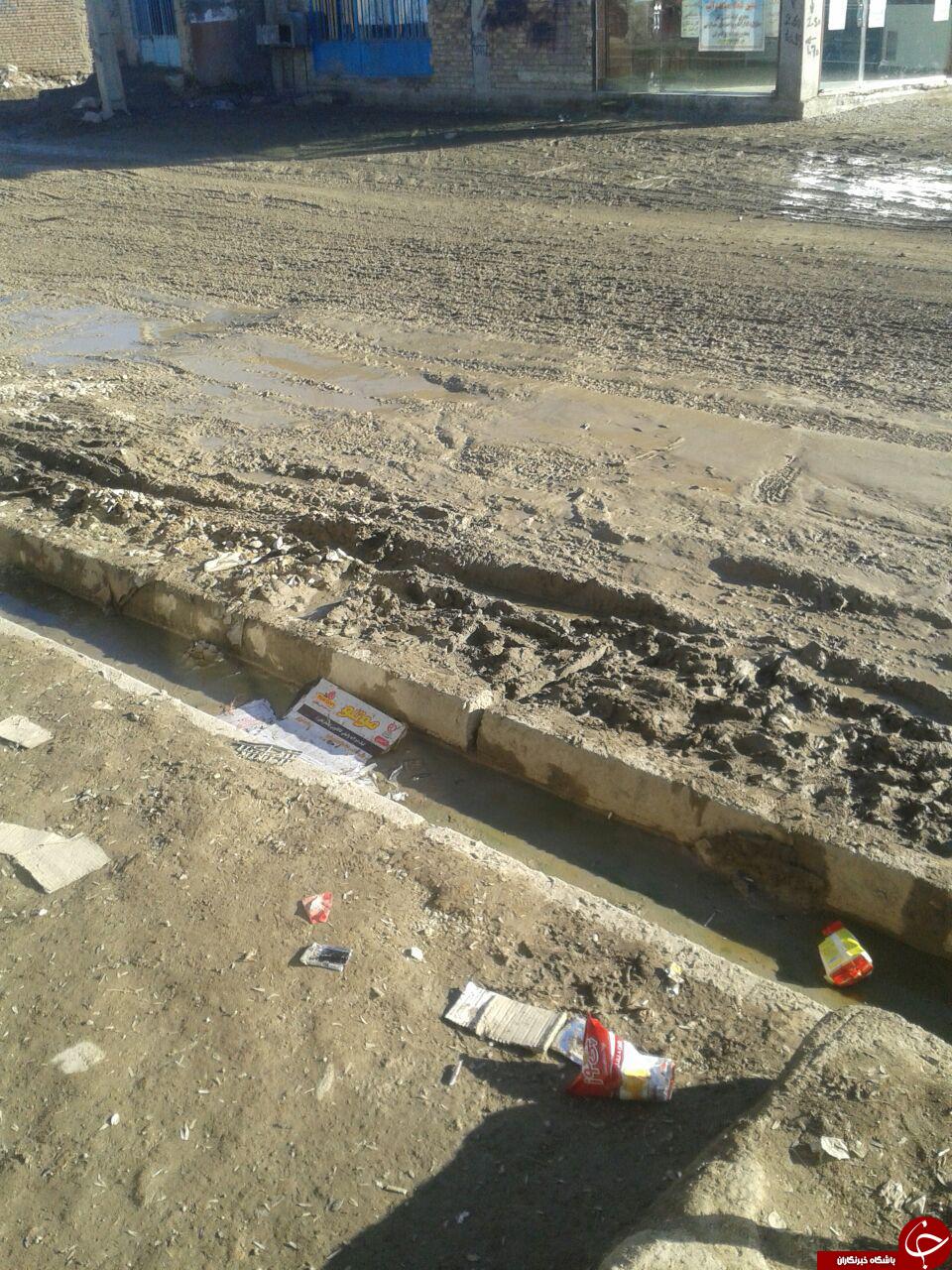 کوچه&zwnj;هایی گلی روستای فسندوز + تصاویر
