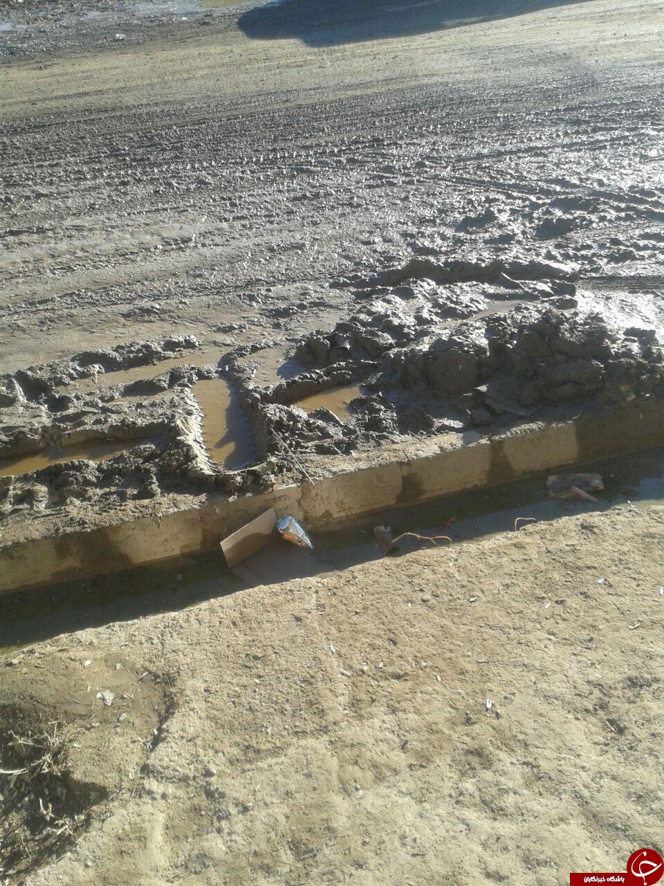 کوچه&zwnj;هایی گلی روستای فسندوز + تصاویر