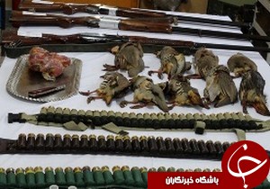 دستگیری شکارچیان متخلف در رضوانشهر