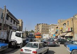 دلهره راه رفتن برروی یکی از خیابان های کرمانشاه