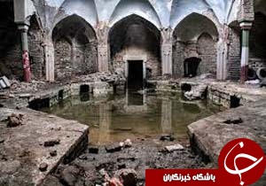مرمت حمام باغ لله با دیگر خانه های تاریخی کرمان