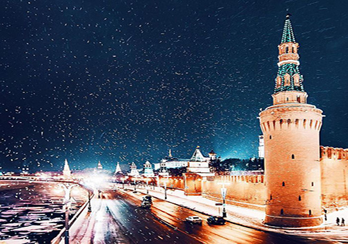 مسکو در ایام جشن کریسمسِ آیینِ اُرتدکس + تصاویر