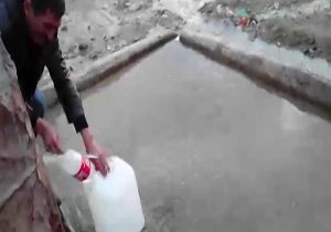 نبود آب آشامیدنی سالم در شهرستان قوچان + فیلم