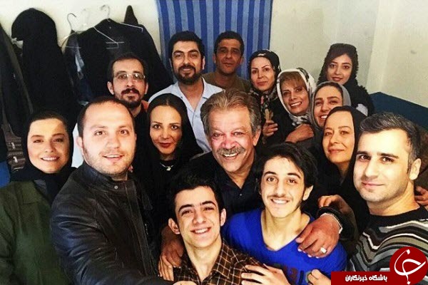 سلفی های پشت صحنه سریال کیمیا