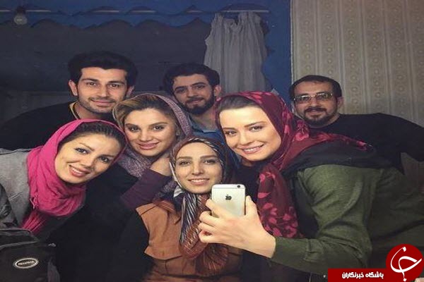 سلفی های پشت صحنه سریال کیمیا