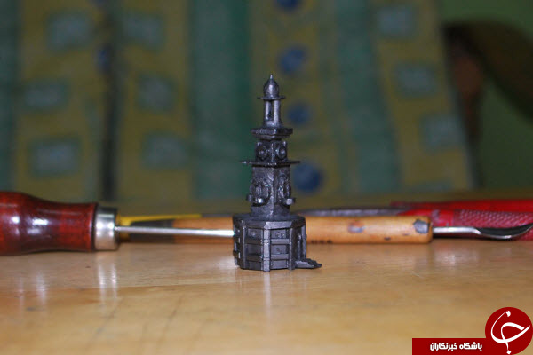 ساخت برج معروف مالزی با نوک مداد + تصویر