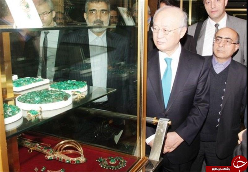 بازدید آمانو از خزانه جواهرات ملی ایران+ عکس