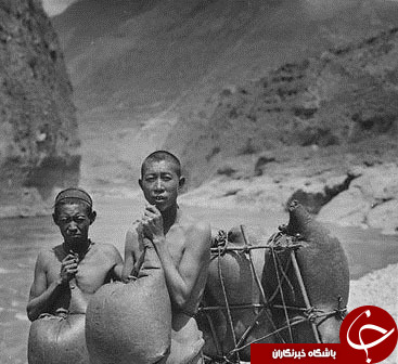 قایق های بادی ساخته شده از پوست گاو