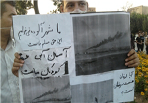 ریه‌هایی که سم  تنفس می کنند