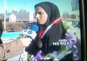 درخشش بانوی قوچانی در مسابقات جهانی کشتی آلیش بلاروس