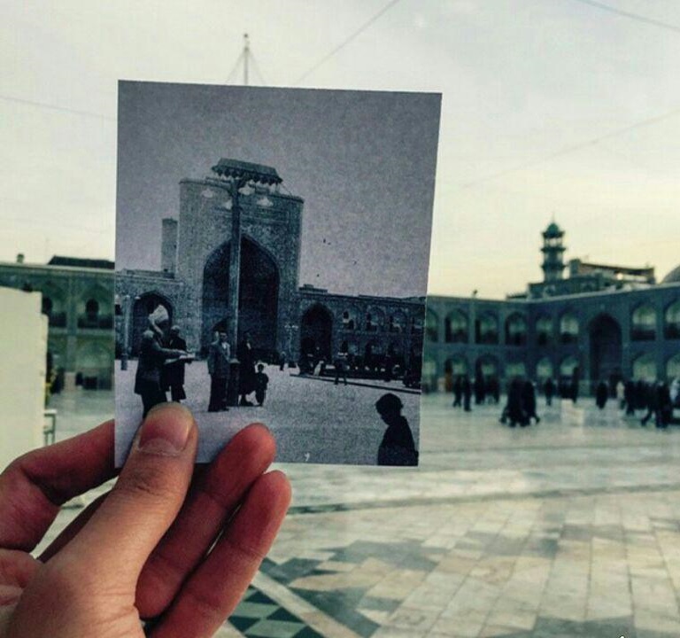 دیروز و امروز حرم امام رضا (ع) به روایت تصویر