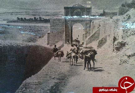 دروازه قرآن با قدمتی چندین ساله + عکس