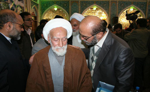 آیت الله عبدالجواد غرویان دار فانی را وداع گفت+تصاویر