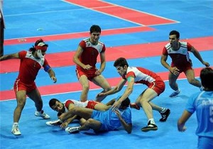 مسابقه دو جانبه ورزش کبدی به میزبانی سقز برگزارشد