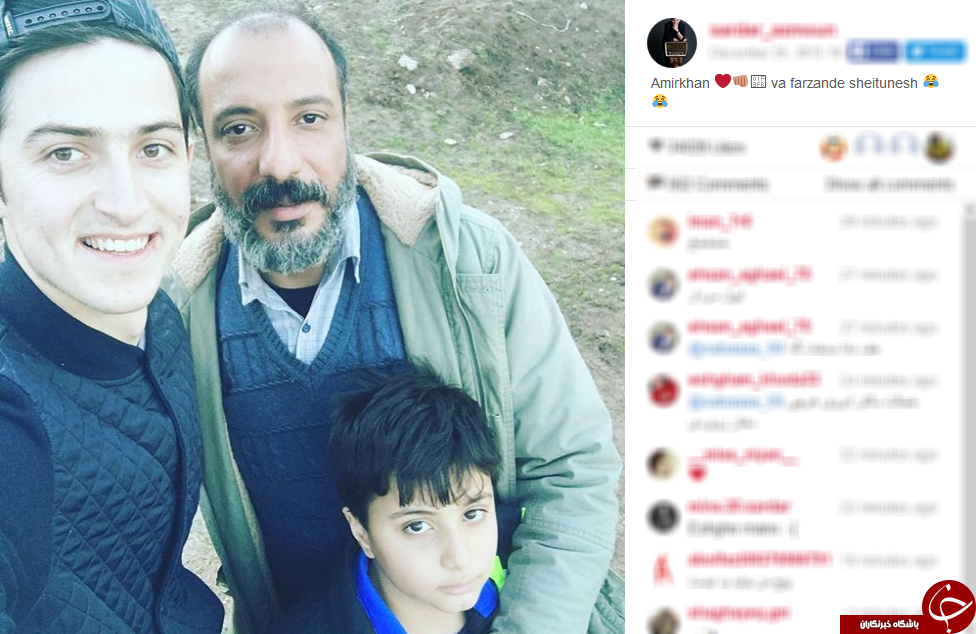 سلفی سردار آزمون با بازیگر چک برگشتی +عکس