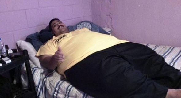 درگذشت چاق ترین مرد جهان+ تصاویر