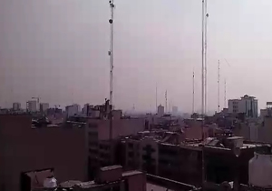 آلودگی هوا یا آتش سوزی؟! + فیلم