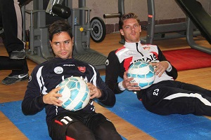 تمرین یکشنبه پرسپولیس در سالن برگزار شد