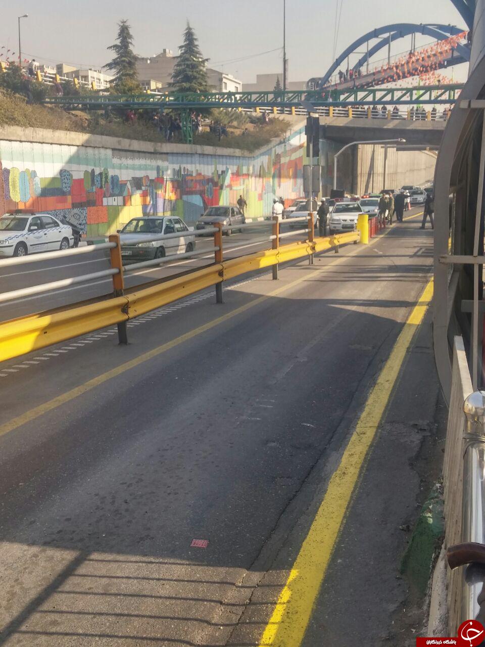 خودکشی صبح امروز در میدان رسالت + تصاویر