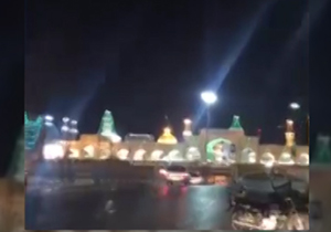 نجوای رضا صادقی در جوار حرم امام رضا (ع) + فیلم