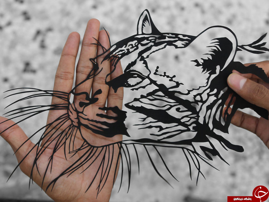 استفاده حرفه ها از کاغذ و قیچی + عکس