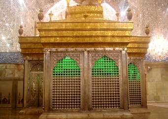 رونمایی از ضریح جدید "امامزاده ابوطالب" در رابر
