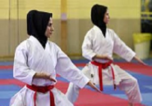 برگزاری رقابت های کاراته دختران استان