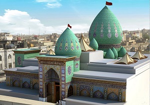ساخت خیمه&zwnj;گاه حسینی با کاشی&zwnj;های ایرانی + تصاویر