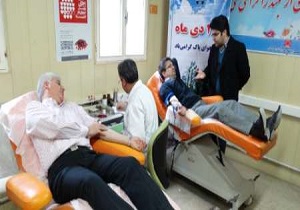 اهدای خون کارکنان محیط زیست کردستان