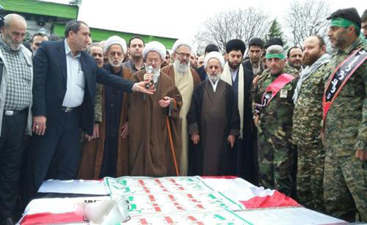 خاکسپاری شهدای یمنی در مازندران +عکس
