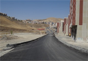 آسفالت معابر اصلی سنندج در آستانه سال نو