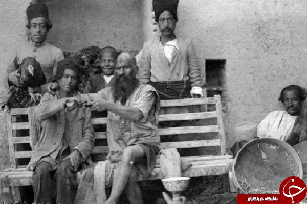 عکس مخدوش شده شاه/اوباش زمان قاجار/مامور شهربانی/تیرکمون مگسی دهه60