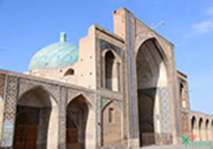 مرمت ایوان شمالی مسجد جامع عتیق قزوین