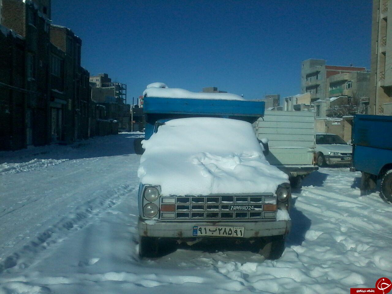 چهره برفی اردبیل + عکس