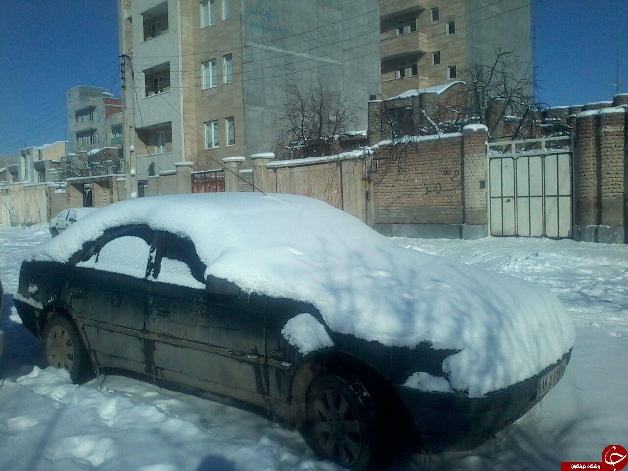 چهره برفی اردبیل + عکس
