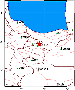 زلزله 3.1 ریشتری تهران را لرزاند +‌جزئیات