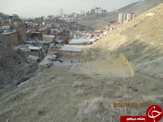زمین&zwnj;خواران از دره به کوه&zwnj;های فرحزاد رسیدند + فیلم و تصاویر