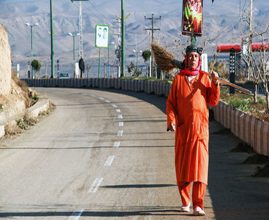 تنها بانوی رفتگر ایران