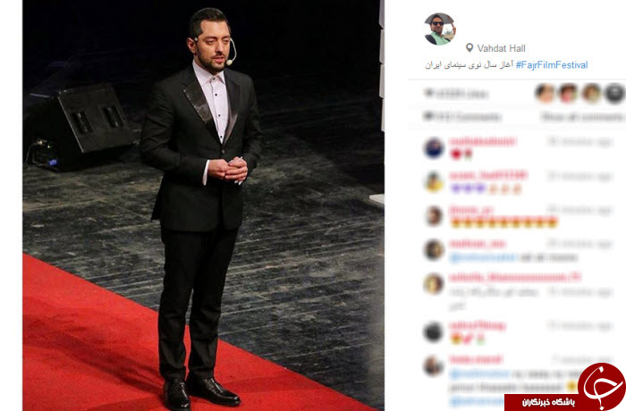 تصاویر ناب از افتتاحیه فیلم فجر/ خداحافظی رضا صادقی از ایران/ هشتمین قدرت برتر ایران در اینستاگرام بعیدی نژاد
