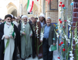 گلباران حجره طلبگی امام خمینی (ره) در اراک