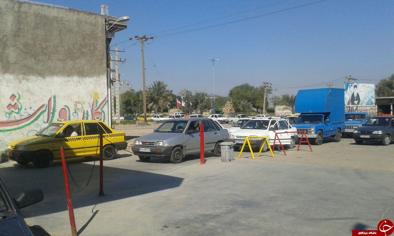 شهری با یک پمپ گاز + عکس