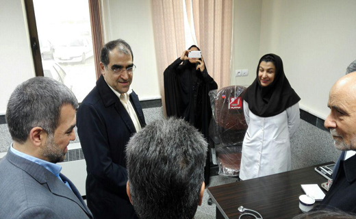 افتتاح مراکز درمانی با حضور  وزیر بهداشت