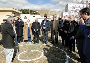 کلنگ‎زنی دومین استراحتگاه بیماران صعب العلاج در سننـدج