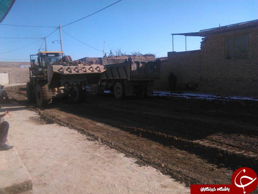 آسفالت شدن روستای موچنان + تصاویر