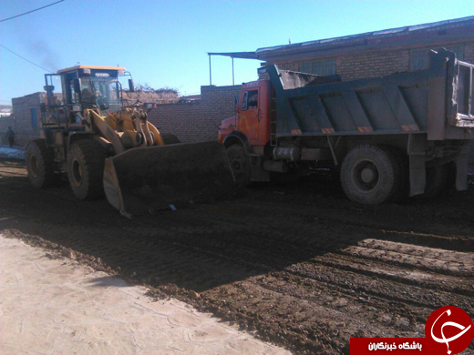 آسفالت شدن روستای موچنان + تصاویر